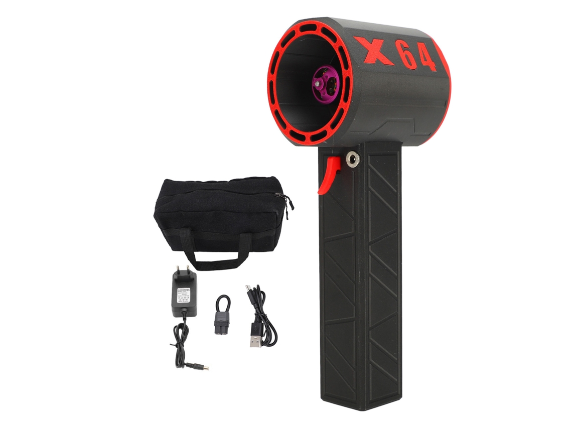 Ventilador Turbo Potente Super Jet 8000mah 64mm Duct