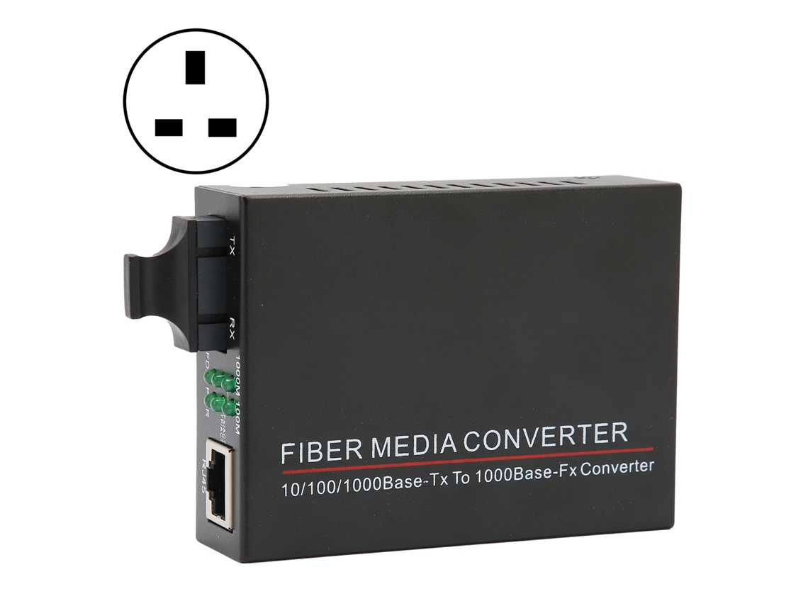 Transceptor De Fibra Óptica (transmissão Gigabit, Fibra Dupla De Modo Único 20km)