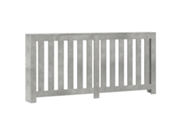 Radiator Cover, Radiator Covers Vidaxl Cinzeto Madeira Processada (175 X 20 X 82 Cm)