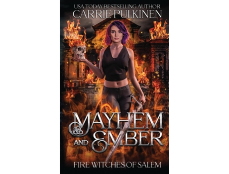 Livro Mayhem and Ember de Carrie Pulkinen (Inglês)