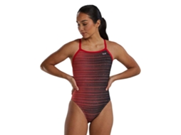 Roupa de Banho Durafast Elite Diamondfit Speedwarp Vermelho 38 Mulhertyr