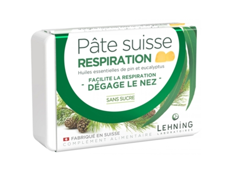 Lehning Laboratory Pasta Respiratória Suíça 40 Gomas LABORATOIRES LEHNING