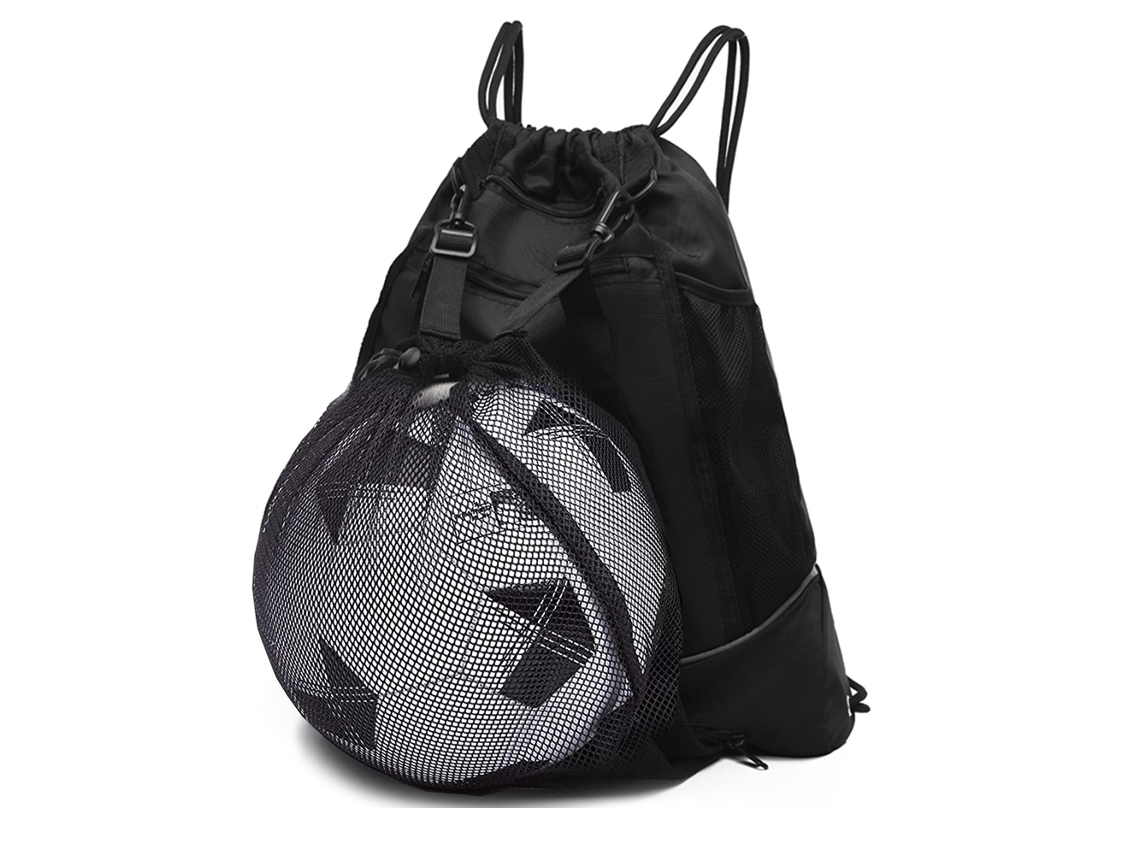Mochila De Futebol Para Adolescentes, Bolsa De Ginásio Com Bolso Em Rede Para Bola, Ideal Para Basquete, Voleibol, Beisebol