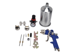 Pistola de pintura HVLP profissional pneumática em liga de alumínio para pintura automotiva H-827p Azul