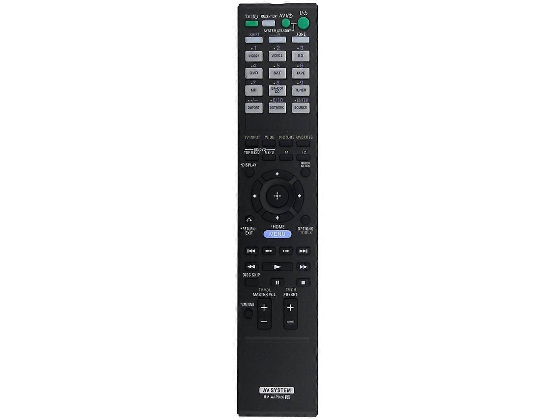 Controle Remoto De Substituição Rm-aap026 Para Sistema Av Sony._glo