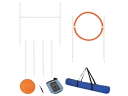 Agilidade Definida. 5 Peças. Incluindo Salto com Barreiras. Anel de Salto. Frisbee. Ajustável em Altura. com Bolsa de Transporte Ge