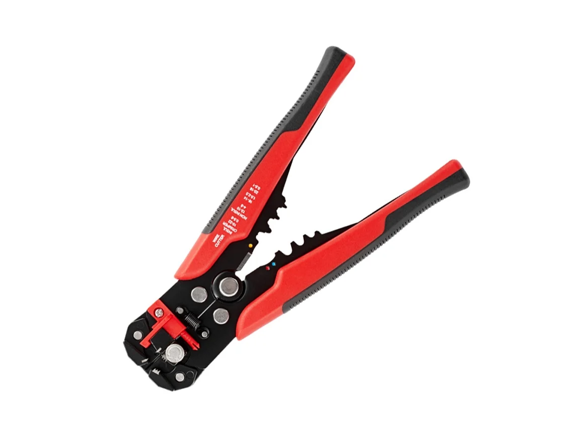 Pelacables Autoajustable 8 Pulgadas 3 En 1 Multifuncional Alicate Pelacables Cortar Crimpear 24-10 Awg Para Electricidad
