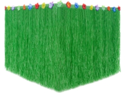 Saia de mesa de palha para festas tropicais SFUSHOS