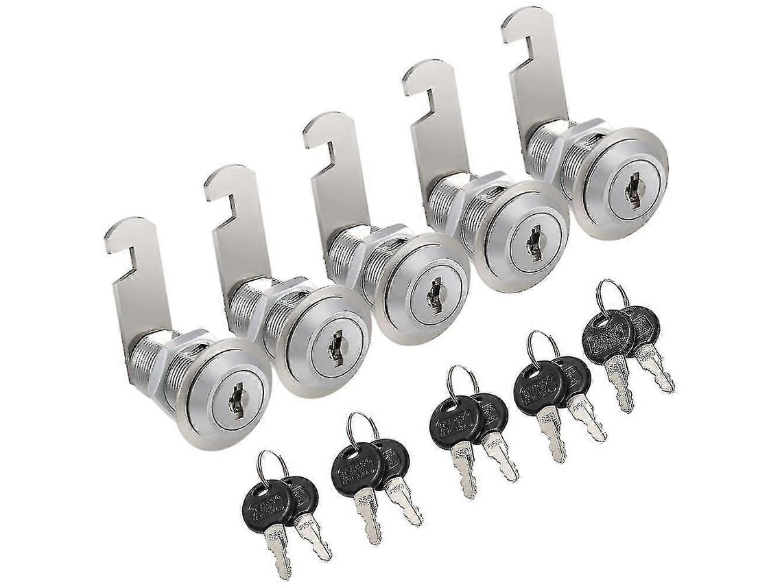 Fechaduras De Segurança 30mm Para Armário, Gaveta E Porta Com Cilindro De Combinação, Conjunto De 5 Unidades