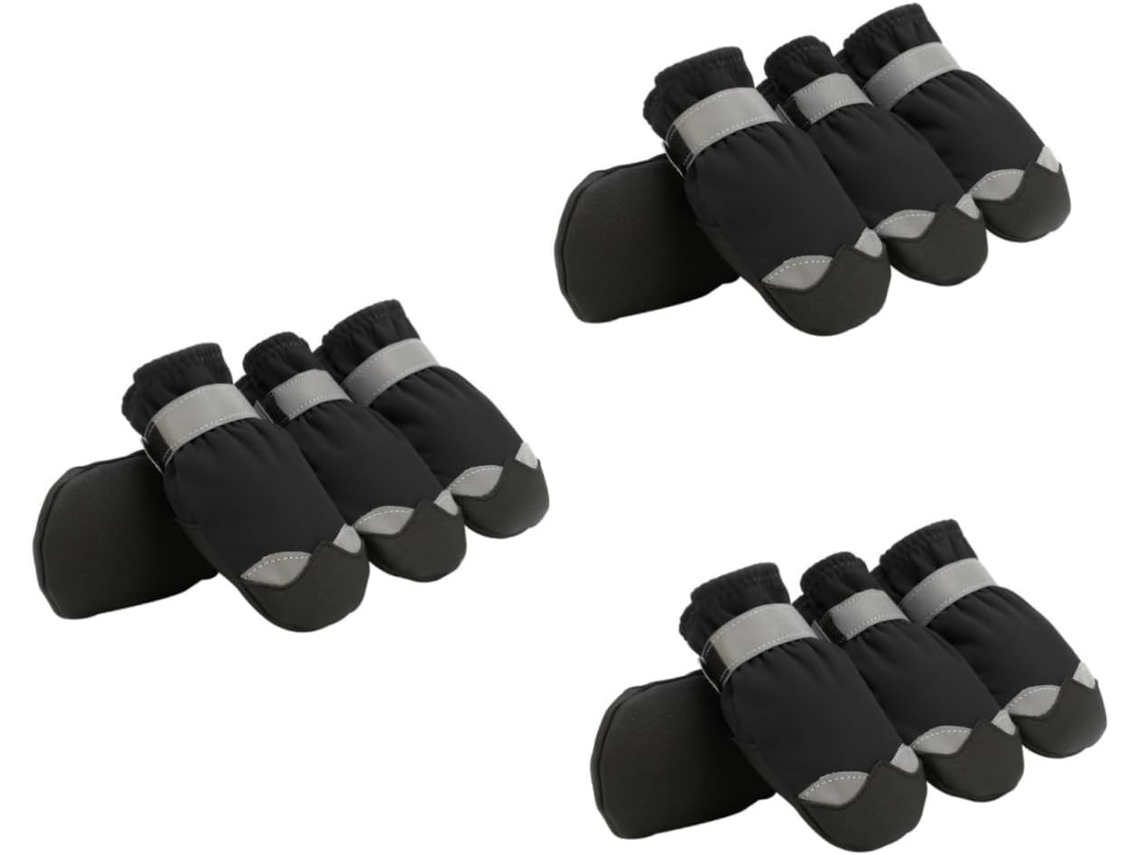 Conjunto De 3 Capas Sapato Impermeáveis E Antiderrapantes Proteção No Inverno