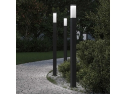 Vidaxl Luminárias De Poste, 3 Unidades, 110 Cm, Pretas, Ip44