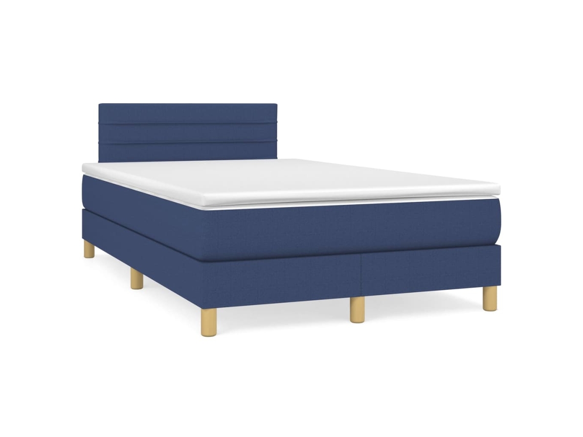 Box Spring Bed, Box Spring Beds Vidaxl Azul Tecido (120 X 200 Cm)