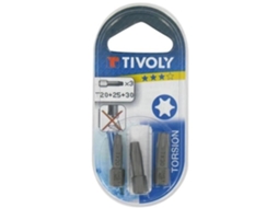Pontas Para Parafusos Torx N°20 25 30 Tivoly