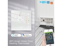 Lurelia Termostato Wi-fi Arhatreya Programável Aquecimento De Piso Branco