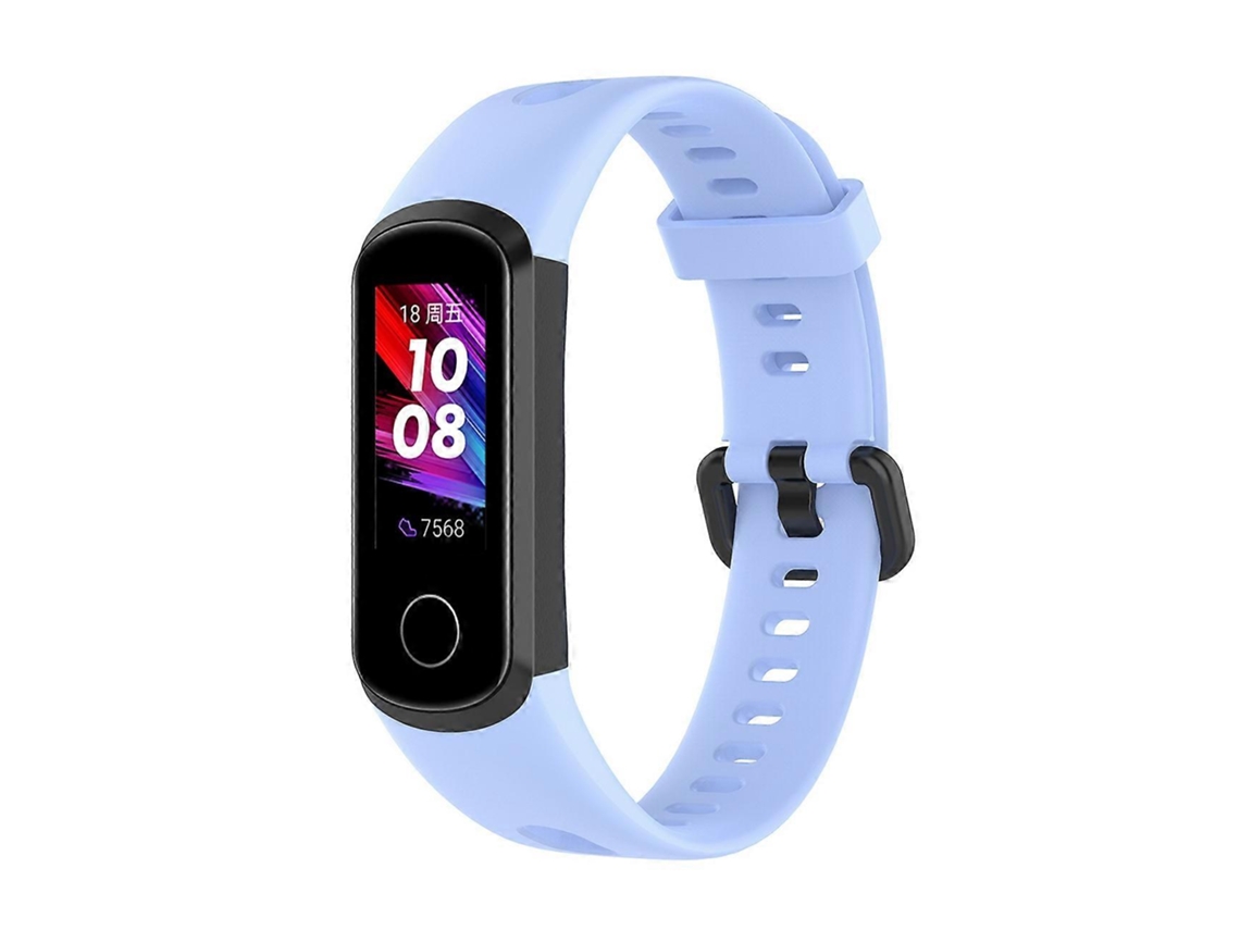 Pulseira De Silicone Com Fivela Metálica Para Huawei Honor Band 5i / Band 4, Tamanho Único (rosa Flor De Cerejeira).