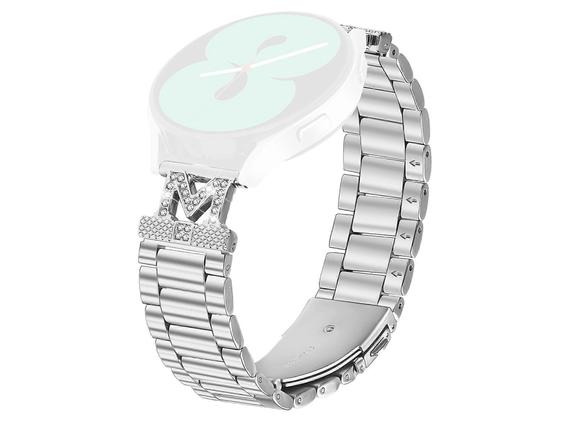 Pulseira Strass GOKOCO para Relógio Syncup, com contas de aço