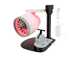 Ventilador Turbo Usb 2 em 1 com Umidificador Ajustável Vermelho