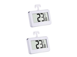 Lurelia Termómetro Analógico, 2 Unidades, Para Frigorífico E Congelador, Visor Fácil Leitura, Base Magnética, Suporte Prático, Celsius/fahrenheit