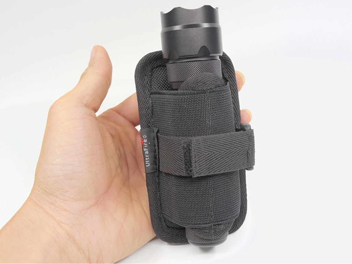 Coldre Tático Molle Para Lanterna, Para Cinto, Com Rotação De 360 Graus