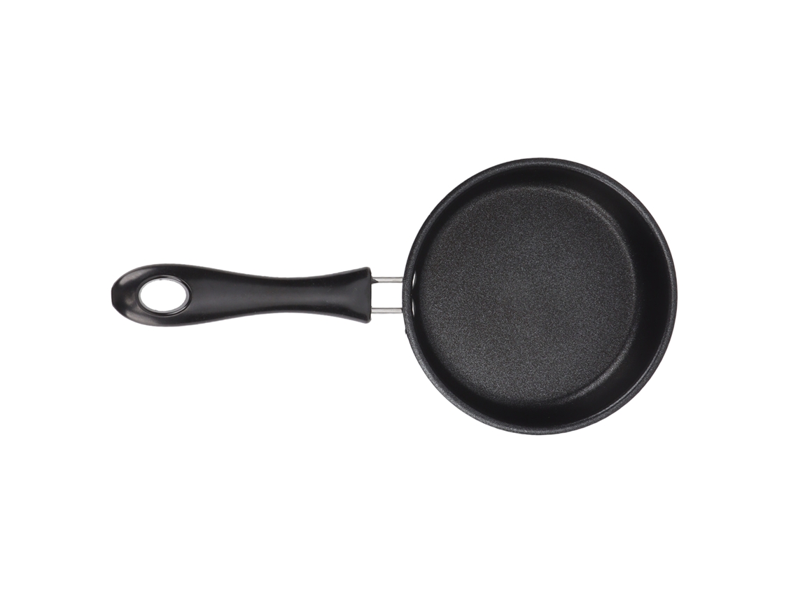 Frigideira antiaderente de aço inox para ovos e omeletes, 12cm | S/MARCA