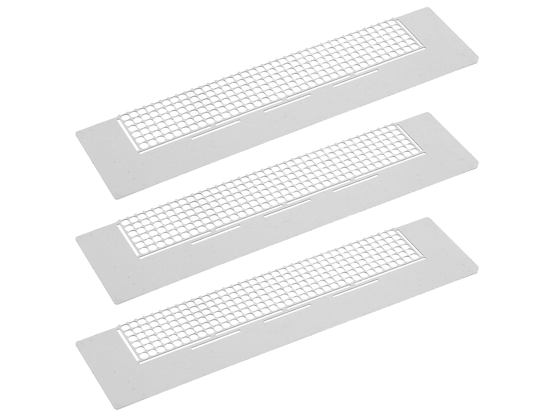 Conjunto de 3 peças de espátulas de aço inoxidável Wakauto para pintura com strass, design de precisão com ângulo de 216 graus para estudos.
