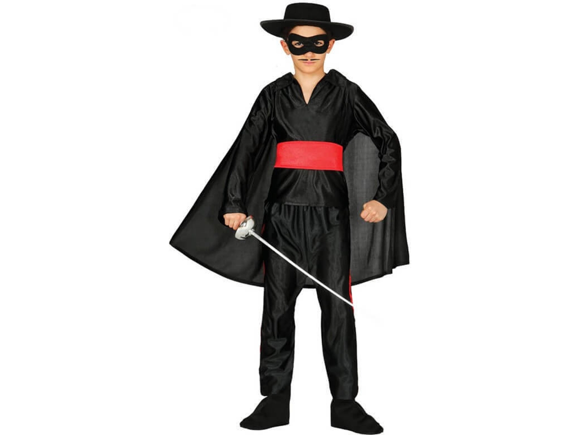 Fato de Menino DISFRAZZES Bandido Mascarado Com Cinto Vermelho (Tam: 3 a 4 anos)