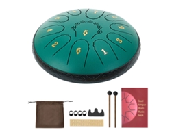 Tambor de Língua de Aço, 165 mm, 11 Notas, com Saco | S/MARCA