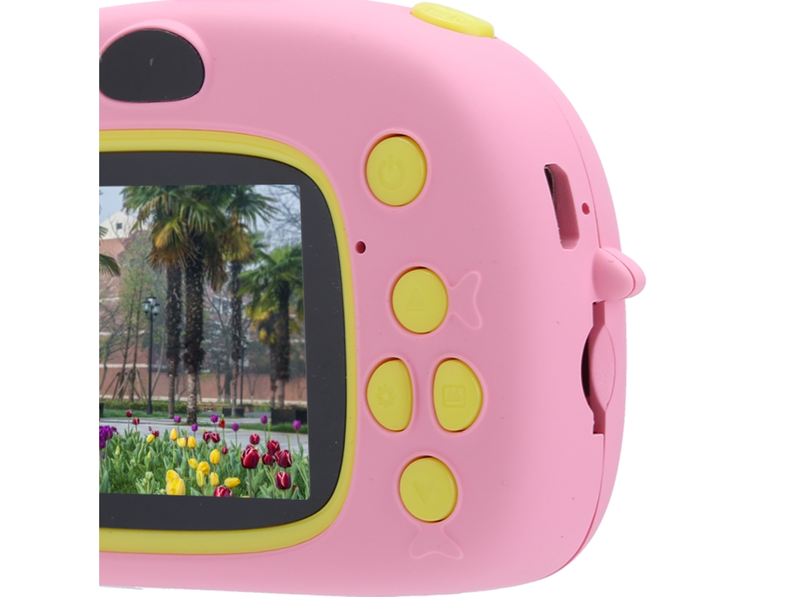 Câmera Digital Para Crianças Slr Portátil, Câmera Esportiva De Treinamento De Alta Definição, Tire Fotos, Rosa Brilvibera