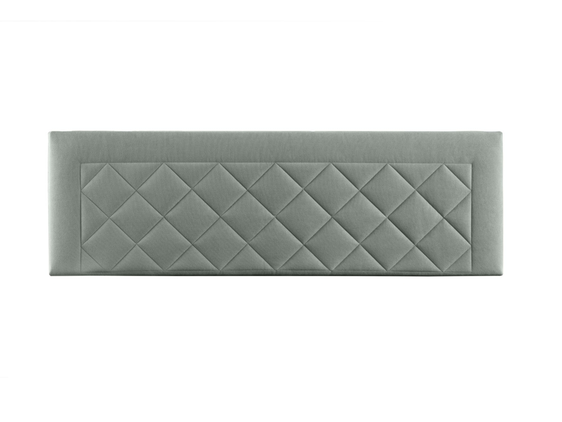 Cabeceira estofada DOMUS para Cama 140 AquaClean Microfibra Aquamarine ( 145 x 50 x 7 cm)