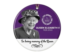 Decoração Personalizada de Natal com Letra e Rainha Elizabeth LAXISCREED