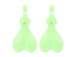 Chaveiro de Sapato Único Verde Fluorescente Presente
