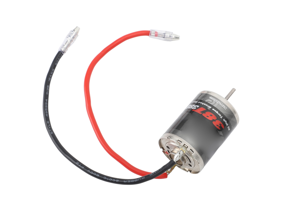 Motor Eléctrico 380 De Escobillas 38 Turn Acero Inoxidable Alto Par Para Modelo Traxxas 1/16