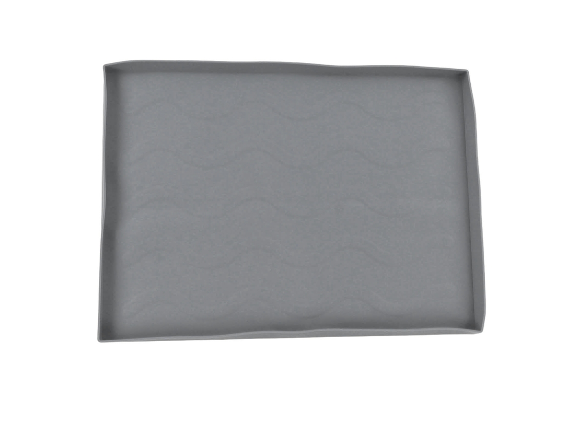 Tapete De Silicone Protector Para Churrasco Pequeno Cinza