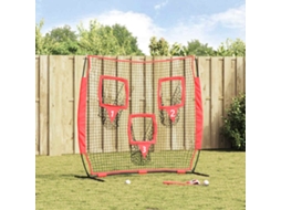 Vidaxl Rede De Prática De Basebol Preto 214,5 X 89,5 X 181 Cm