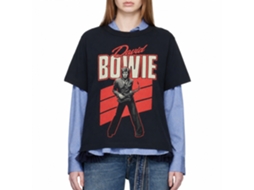 David Bowie Red Sax T-shirt Unisex Adults Size:l