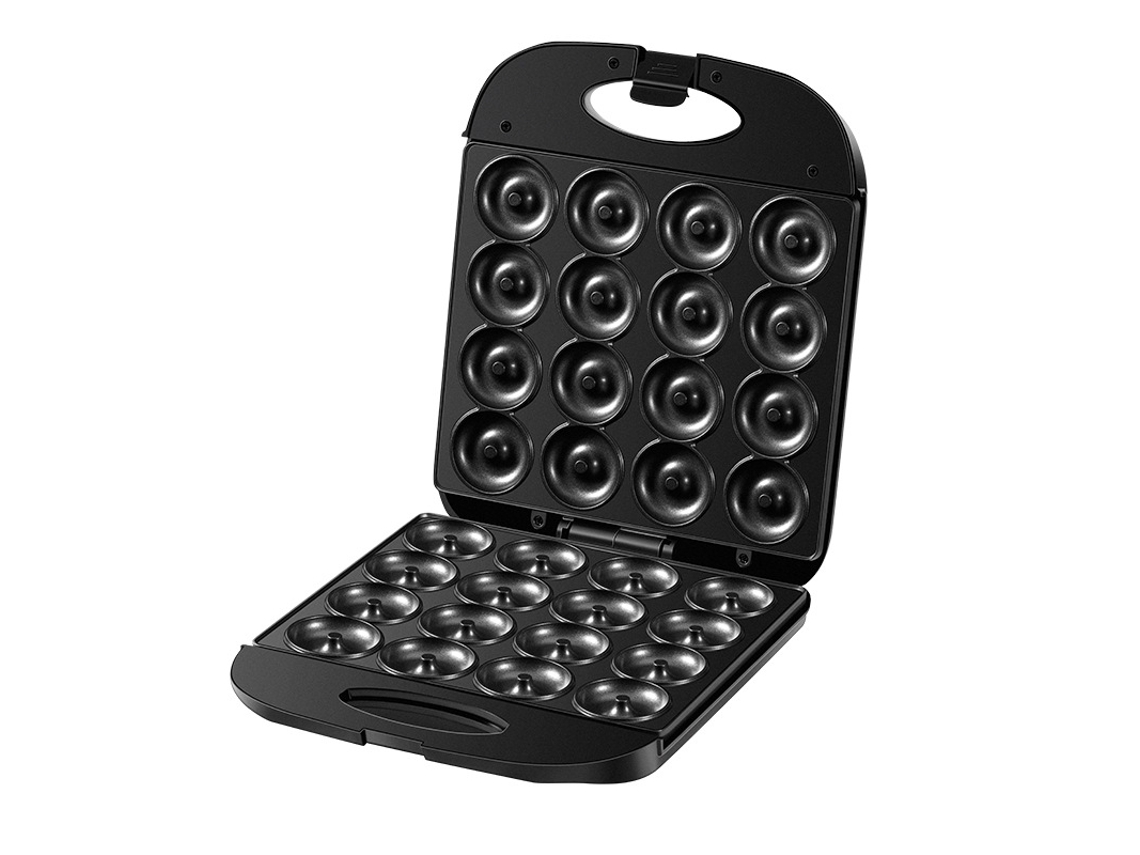 Mini Máquina De Waffle Plana, Dois Formatos, Design Compacto, Superfície Antiaderente, Fácil De Limpar, Formato De Coração E Redonda