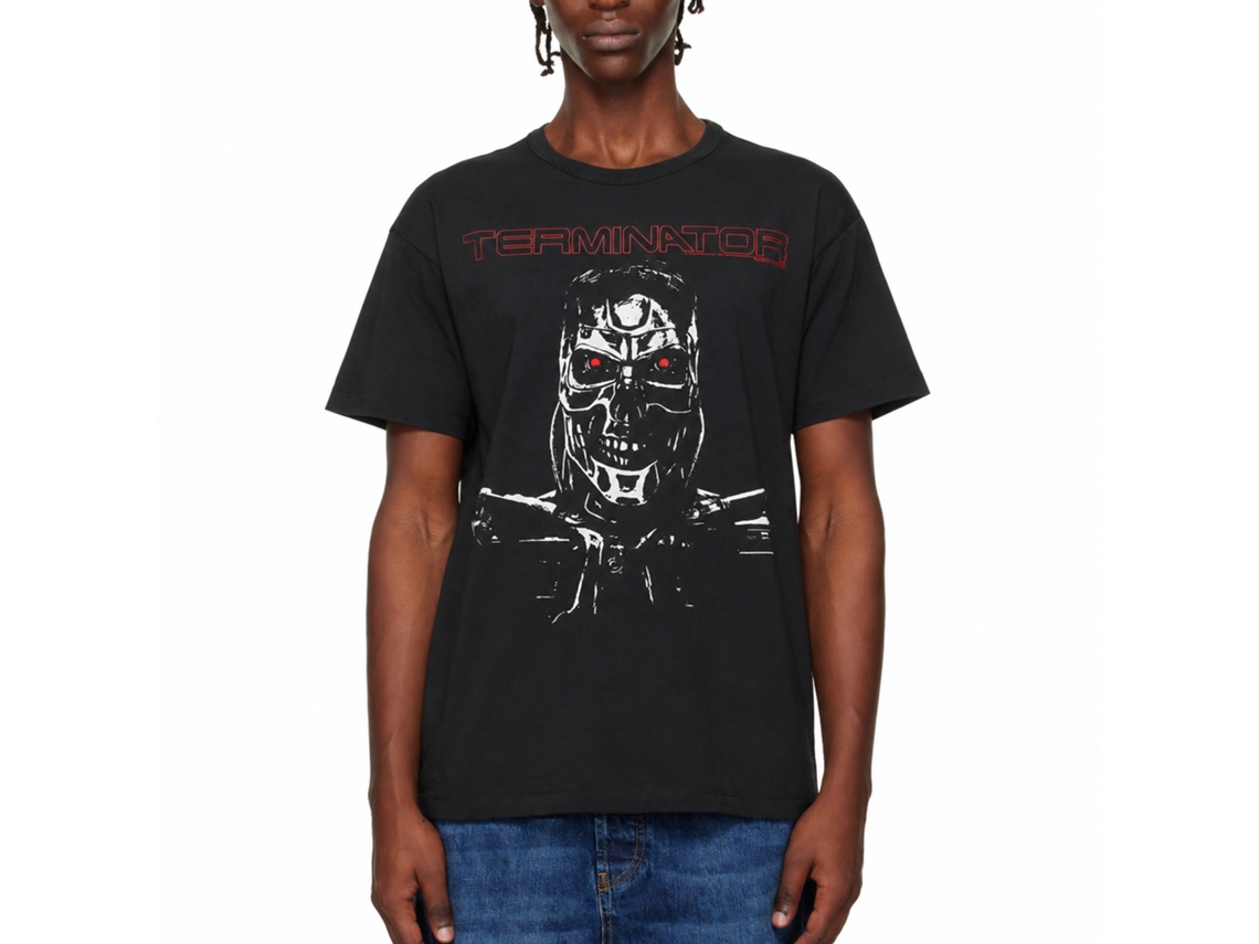 Rockinstone Terminator Second Term Black Adult T-shirt Size:m