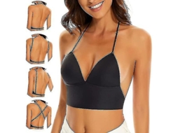 Sutiãs femininos sem aro, sem costura, com decote nas costas e ajuste perfeito, modelo 2026.