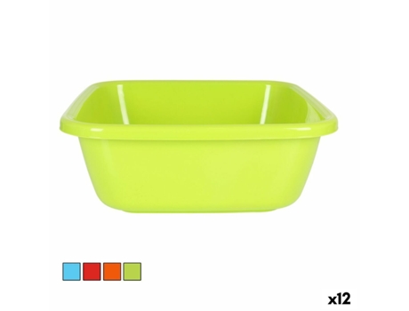 Bacia Dem Colors 20 L 44 x 44 x 16,5 cm (12 Unidades)
