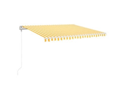 Retractable Awning, Retractable Awnings Vidaxl Amarelo Alumínio (450 X 350 Cm)