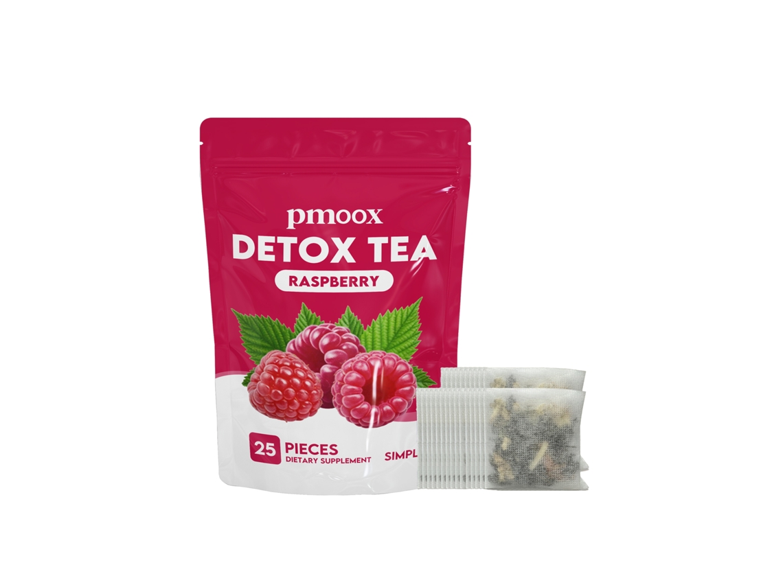Chá Framboesa Detox Herbal Suave