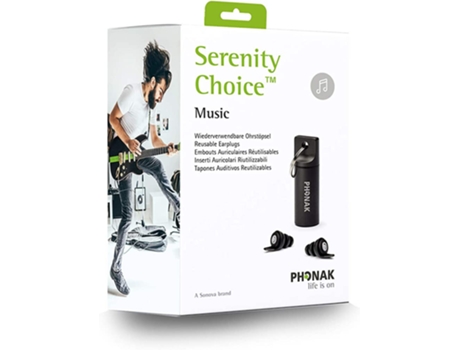PHONAK Escolha Da Serenidade Música Proteção Auditiva Tampões para Os Ouvidos Snr 10Db Filtro Cinza Tampão de Ouvido Musical