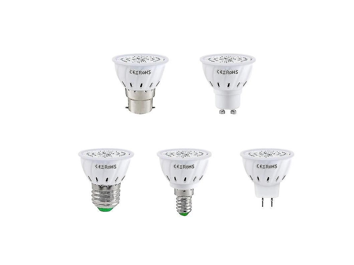 Lurelia Lâmpada Led E27 Para Plantas E14, Gu10, Mr16, B22, Espectro Completo