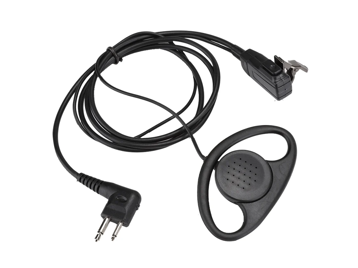 Fone De Ouvido Com Microfone Ptt Para Rádios Walkie Talkie Motorola