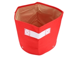 Vaso de Cultivo Vermelho, 7 Galões, CHABERLU