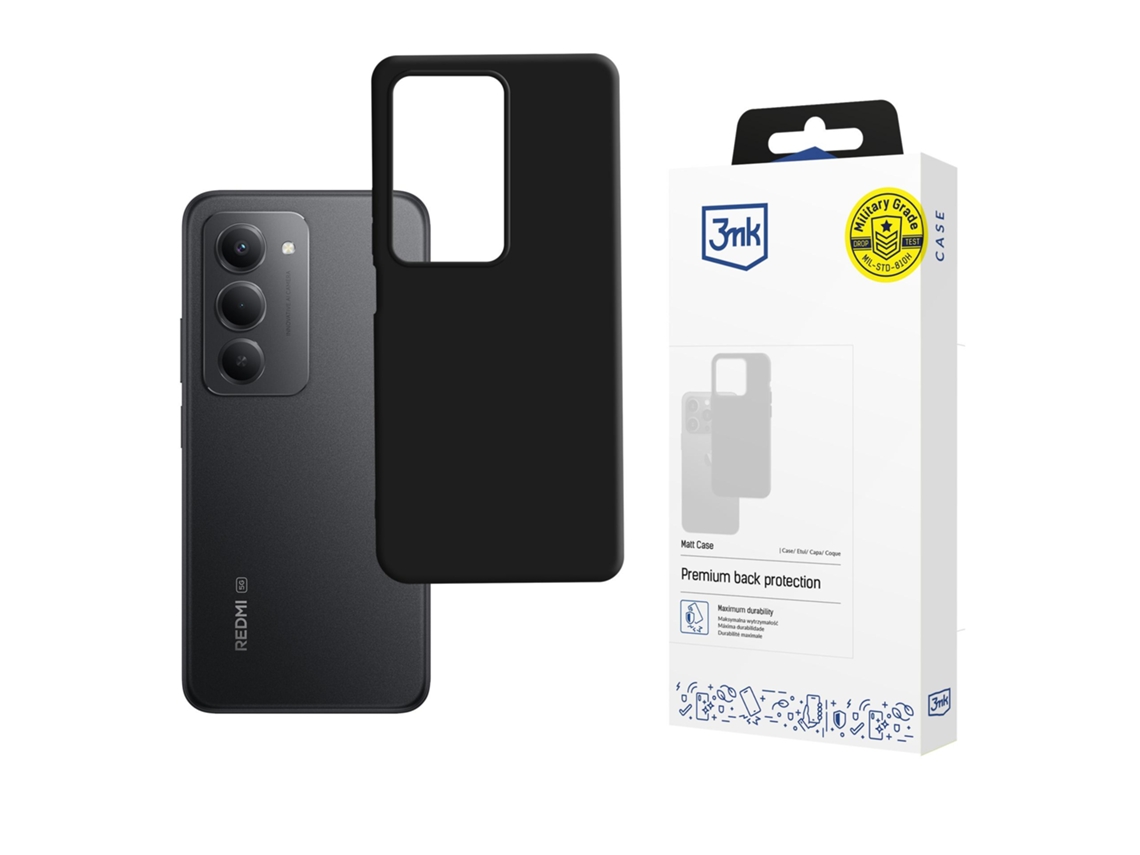 Capa Fosca 3mk Para Xiaomi Redmi 15 4g 5g Com Alta Proteção De Tela.