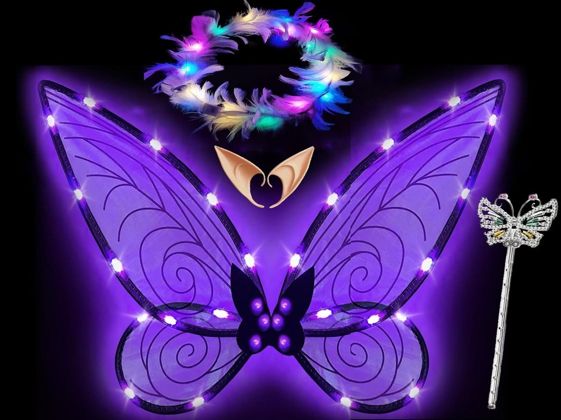 Lurelia Tiara Luminosa Led Com Motivo Estrela Para Festa E Decoração, Para Cabeceira
