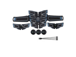 Estimulador Muscular Ems, Treinador Muscular Abdominal, Massageador Firmador para a Cintura Abdominal MDUG