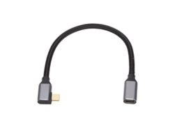Mali cabo de Projeção Hd 4k 60hz 100w Pd Usb c 3.1 Gen2 10gbps 0.25m para Carregamento e Dados