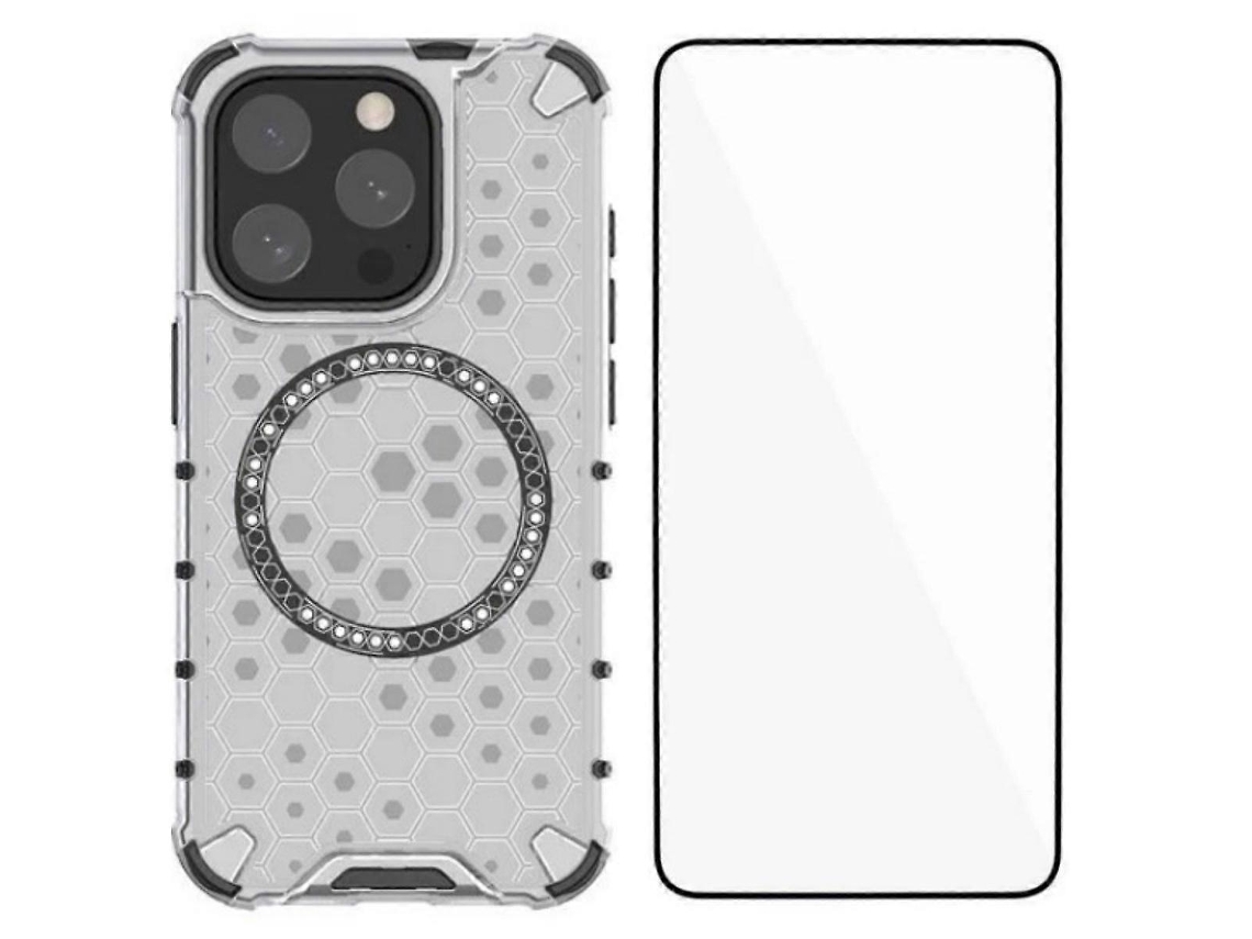 Capa Para Iphone 13 Pro De 6,1 Polegadas Compatível Com Magsafe Wanlonfeng Fc Series Com Proteção Temperada
